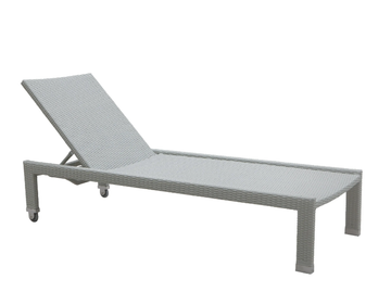 TONGA - Recliner synthetic fibre sun lounger with castors by Il Giardino di Legno - view 2